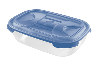 Dóza na potraviny NUVOLA 1,15 l obdélník modrá Dóza na potraviny NUVOLA 1,15 l obdélník modrá