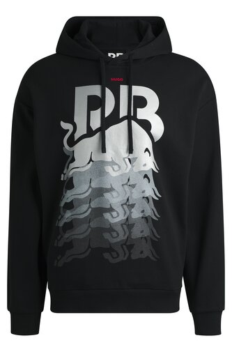 Volnočasová mikina s kapucí HUGO - Visa Cash App RB s potiskem Bulls - XL