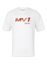 Fanouškovské tričko Max Verstappen - Red Bull Racing F1 bílé - XS