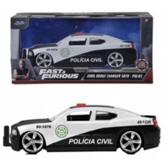 Model Rychle a Zběsile Dodge Charger Polícia Civil 1:24