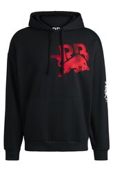 Volnočasová mikina HUGO - Visa Cash App RB červené logo oversize - L