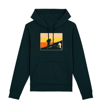 Mikina Na túře černá Černé L