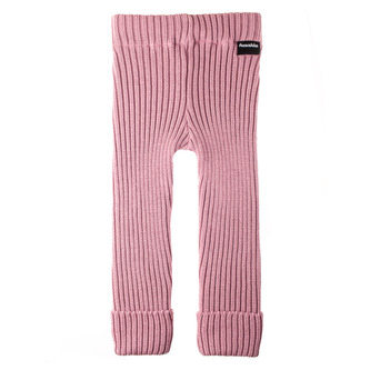Dětské pletené legíny Fusakle MERINO růžové Růžové 110/116