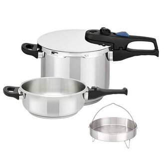 Praktika XL Tlakové hrnce sada 5 ks, 6+3 l ELO 99285