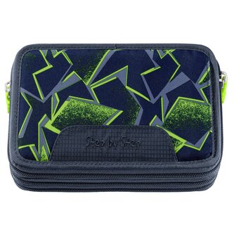 Vybavený třípatrový penál Step by Step XXL, Wild T-Rex Taro