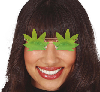 Fiestas Guirca Zelené brýle marihuana