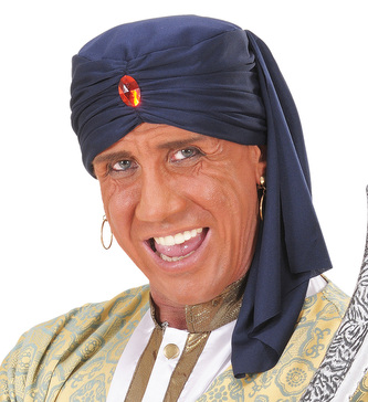 Widmann Turban Ali Baba modrý