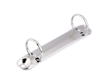 Kroužková mechanika 2 kroužky - 5 ks - 2 (2,5 cm). nikl