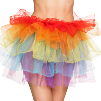 Boland Tutu minisukně duhová velikost M/L