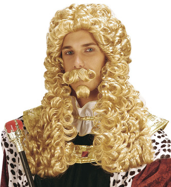Widmann Královská paruka s vousy blond