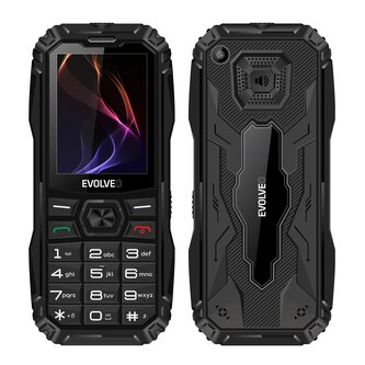 EVOLVEO MaxPhone A1, tlačítkový Dual SIM telefon, černá