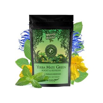 Yerba Mate Green Boost & Refresh váha 500g