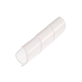 Vinutá bužírka 7,5mm, nylon, bílá