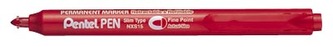 Pentel (Japan) Popisovač permanentní NXS15 červený