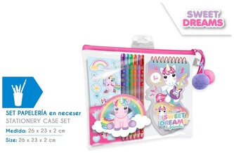 Zestaw szkolny Sweet dreams & friends w torebce pcv, Kids