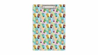 Klip A4 deska bubble tea