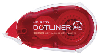 KOKUYO (Japan) Lepicí strojek KOKUYO DOTLINER silný červený