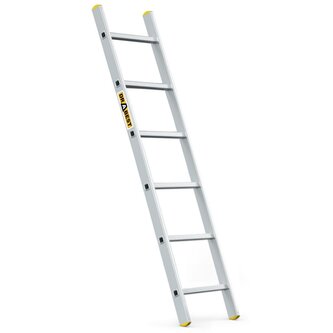 Hliníkový žebřík 1x6 příček jednodílný DRABEST DP-6 PRO Hliníkový žebřík 1x6 příček jednodílný DRABEST DP-6 PRO