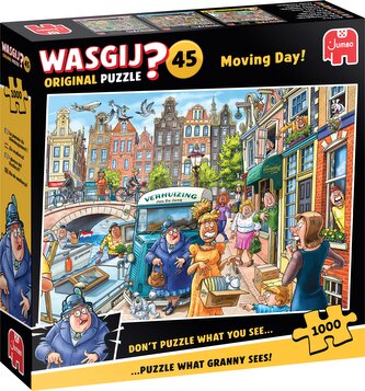 JUMBO Puzzle WASGIJ 45: Stěhování 1000 dílků