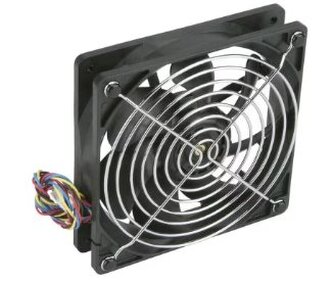 FAN-0124L4 větrák pro SC732 (Option) (120mm×120mm×25mm, 0,13A, 1850rpm, 158CFM, 24dBA)