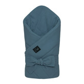 Mušelínová zavinovačka pro miminko Denim blue 85x85 cm; Barva: džínová modrá; Velikost: 85 x 85 cm