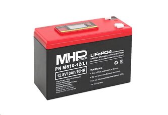 Baterie LiFePO4 12,8V 10Ah MHPower MS10-12(L) F2-6,3mm