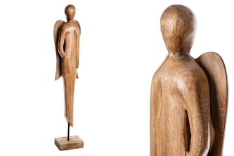 Dřevěný anděl 85 cm