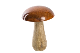Dřevěný hříbek 12 cm