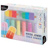 Kreda jumbo lody summer 8 elementów KIDEA