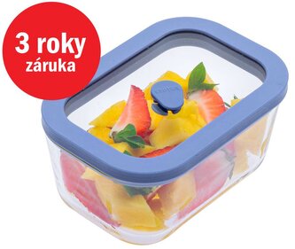 STATUS Viva vákuová dóza sklenená 0,5l 131102, modrá