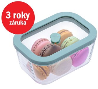 STATUS Viva vákuová dóza sklenená 0,5l 131101, mint