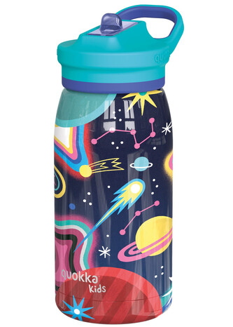 Dětská nerezová láhev Pop, 445ml, Quokka, vesmír