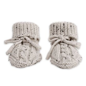 LODGER Capáčky Knit Cable Ground vel. 0 - 6 měsíců