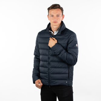 HORZE Unisex bunda Avery Tmavě modrá L