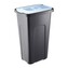 KOSZ DO SEGREGACJI 30L CZARNY/NIEBIESKI PASTEL (4443)
