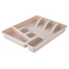 WKŁAD DO SZUFLADY 34X26X4,5CM TAUPE