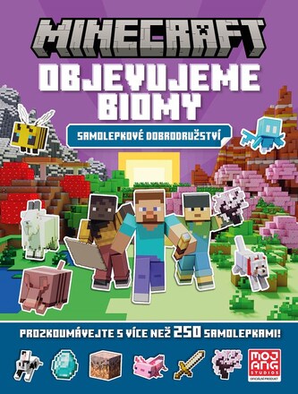 Minecraft - Objevujeme biomy - Samolepkové dobrodružství Minecraft - Objevujeme biomy - Samolepkové dobrodružství