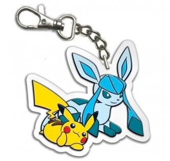 Pokémon přívěsek na klíče - Pikachu a Glaceon