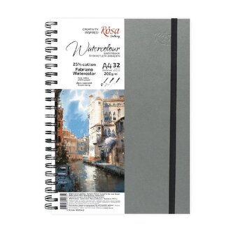 Szkicownik do akwareli na spirali A4 32 ark