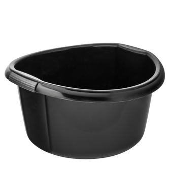 MISKA GŁĘBOKA 25L CZARNA