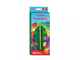 Balení 24 barev Aquarelle Alpino Balení 24 barev Aquarelle Alpino