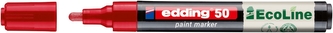 Lakový popisovač EDDING EcoLine 50, červený