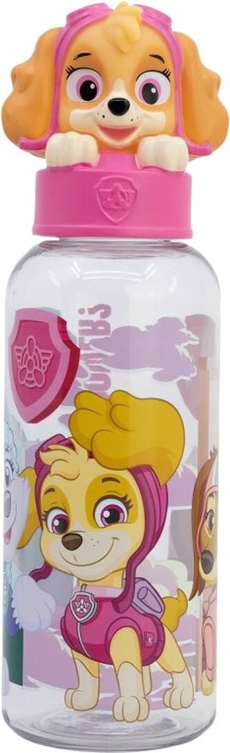 STOR Láhev na pití Tlapková patrola 560 ml růžová