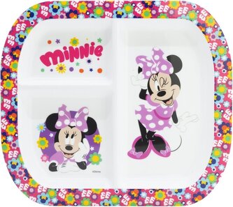 STOR Dětský obdélníkový talíř Minnie