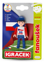 Igráček Fanoušek - figurka s vlajkou