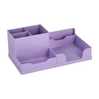 Stolní organizér - pastelově fialový