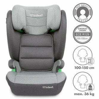 Fotelik samochodowy WESTON ciemno szary KIDWELL