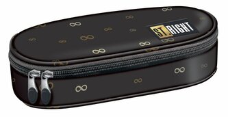 PROMO Piórnik saszetka usztywniona z wewnętrzną klapką STRIGHT PC-01 Infinity