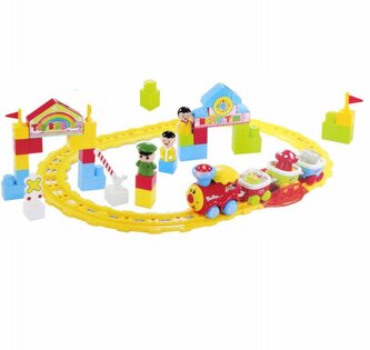 Kolejka dla malucha lokomotywa + 3 wagoniki 60589 Kolejka dla malucha lokomotywa + 3 wagoniki 60589