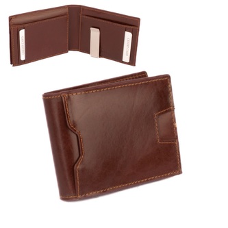 Cavaldi Pánská kožená dolarka hnědá